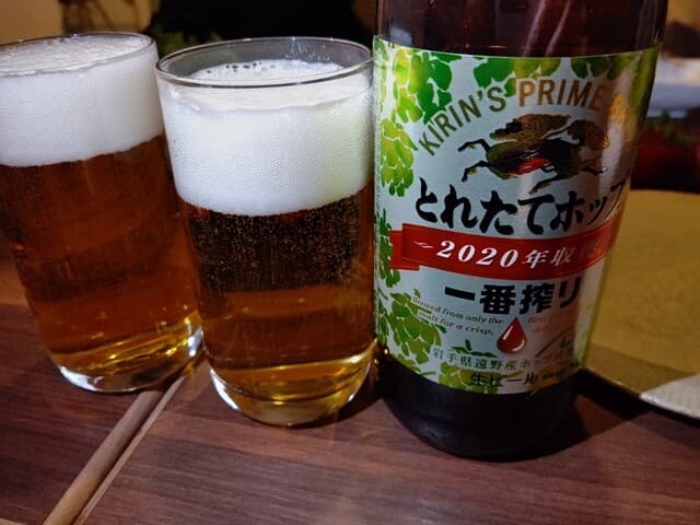 酒ト肴・〆うどん あかり - 【2020.12.15(火)】飲み放題(瓶ビール)