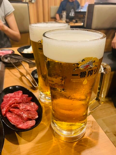 成吉思汗 大黒屋 - 生ビールメガジョッキ990円