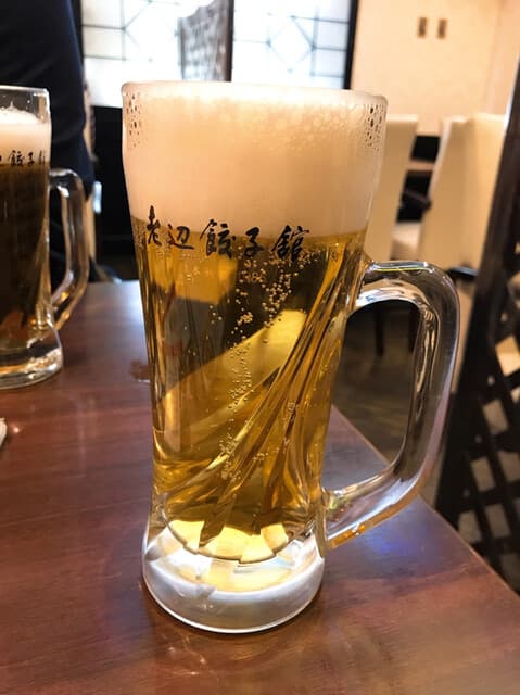 老辺餃子舘 - 高いのに残念なビール