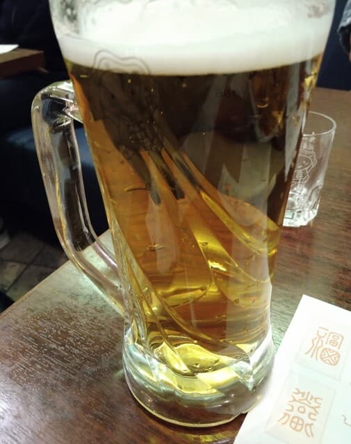 老辺餃子舘 - 生ビール