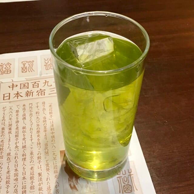 老辺餃子舘 - 緑茶ハイ