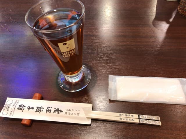 老辺餃子舘 - 最初に出されるセット