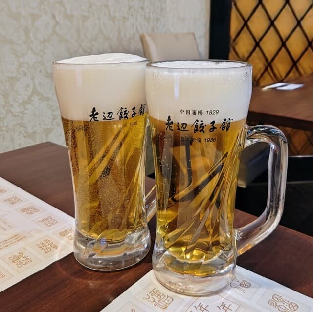 老辺餃子舘 - 乾杯！！これからもよろしくネ(^_-)