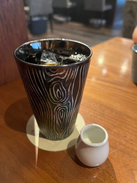 銀座2丁目ミタスカフェ - アイスコーヒー　1,000円