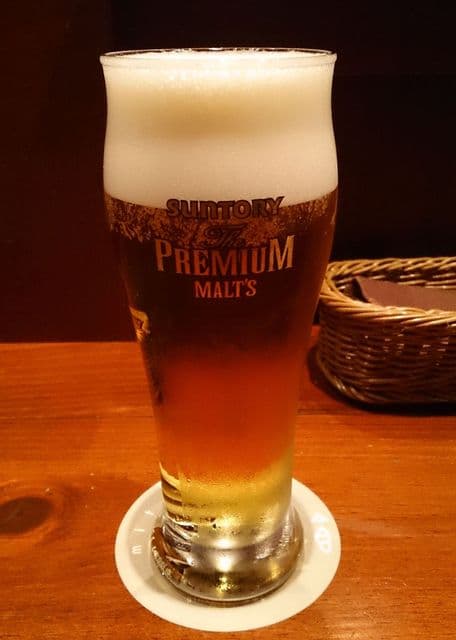 銀座2丁目ミタスカフェ - プレミアムモルツ生