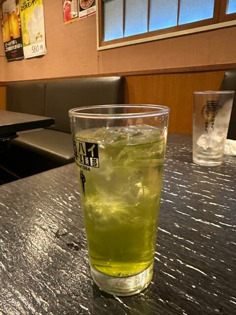 焼肉なら - □緑茶ハイ(☆☆☆)