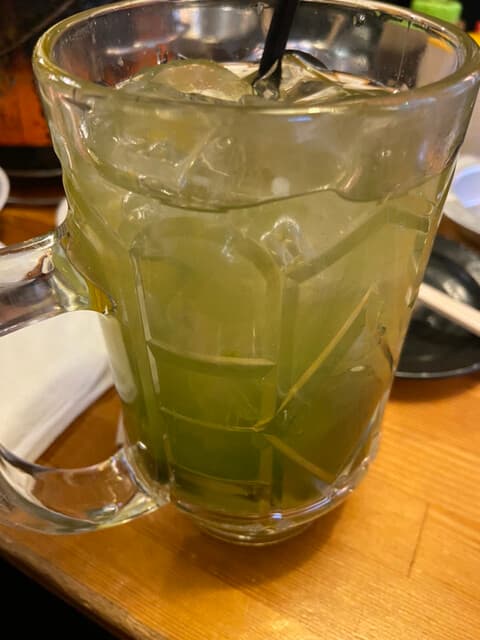 焼肉ホルモン濱牛 - こうばし緑茶割り