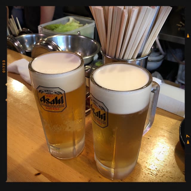 焼肉ホルモン濱牛 - 生ビール