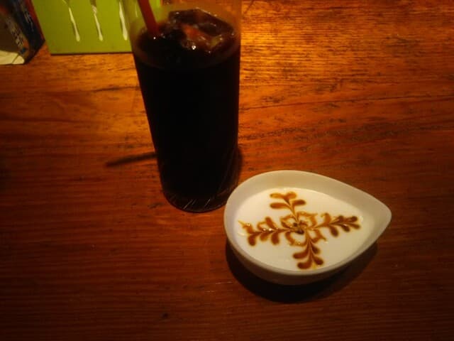 山梨レストラン メリメロ - 最後はアイスコーヒーとプリン