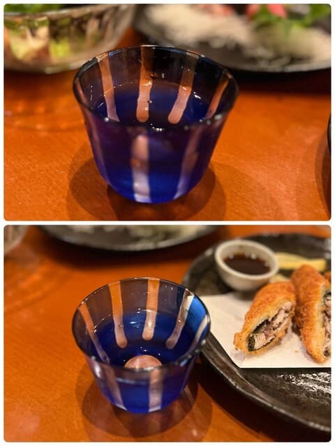 小料理 哲  - 目の前のホテル宿泊者クーポンにて◆無料サービスの日本酒