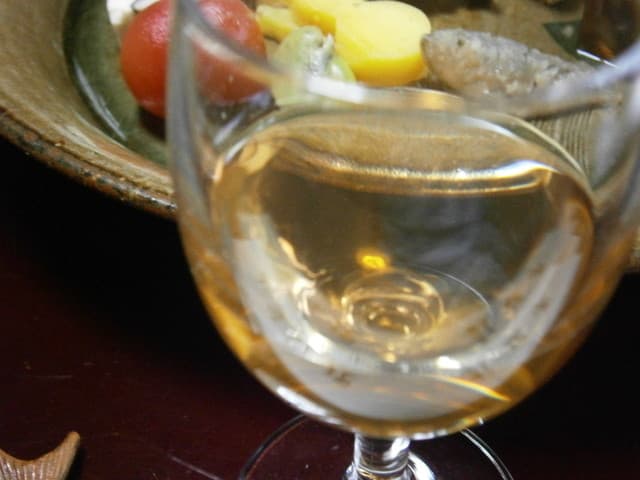 絶景の宿　龍峡亭 - 食前酒　自家製またたび酒