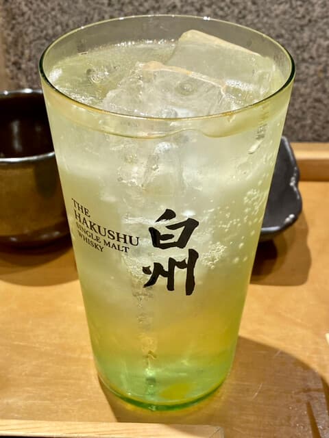 天ぷらと寿司18坪 - 白州ハイボール＠748円