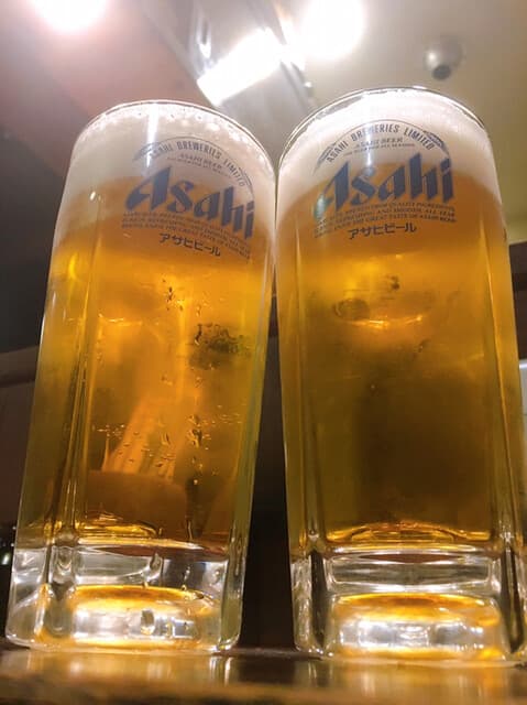 六傳屋 - 生ビール