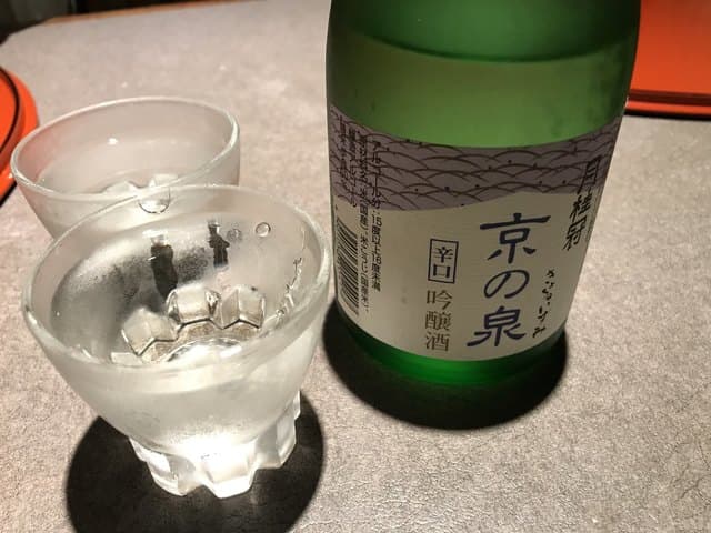 味彩 のと与 - 京の泉  冷酒。