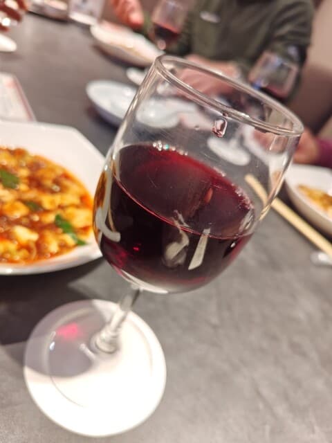 中国料理ロドス - 赤ワイン