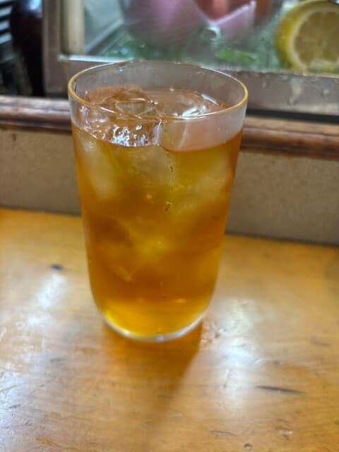すし阿波弁慶 - コーヒー焼酎水割り