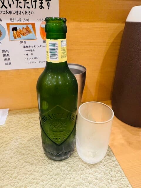 なにわ 麺次郎 - ハートランドビール