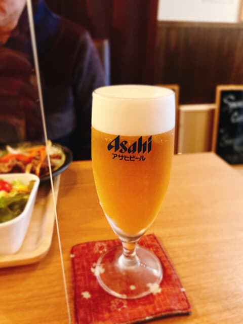 分福茶釜 - 生ビール小¥300