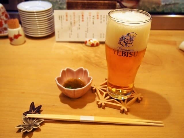 貴寿司 - 生ビール