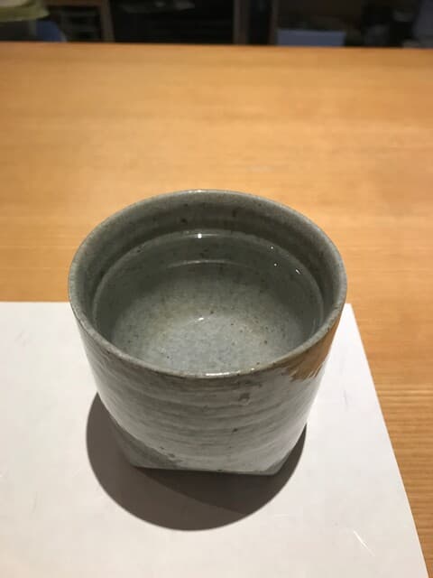 博多 旬菜鮮魚 味十 - 白岳しろのお湯割り