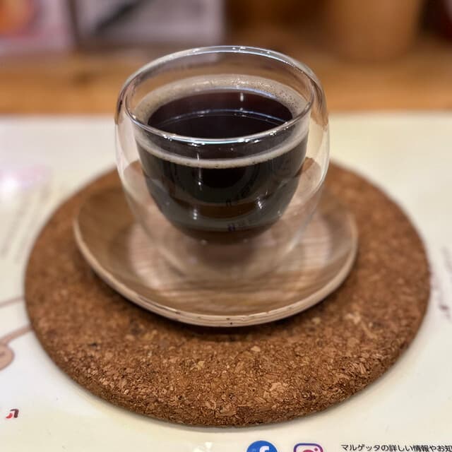 めんたいこ生パスタの店 マルゲッタ - ♦︎ﾎｯﾄｺｰﾋｰ・・ちんちこちん(笑)
