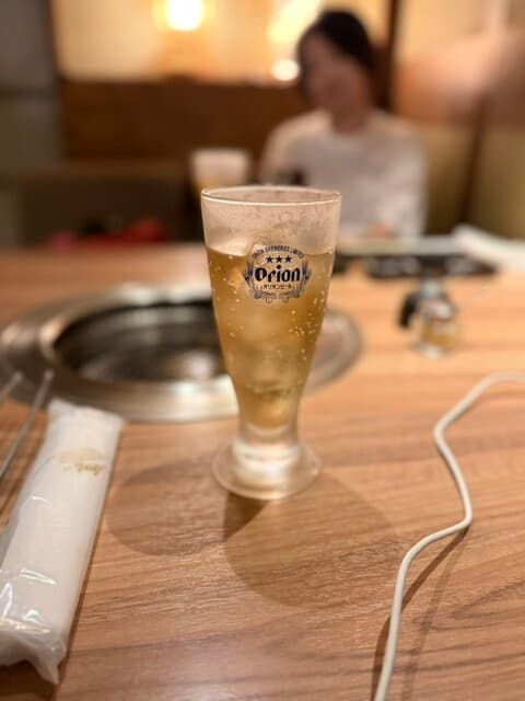 炭火焼肉 石垣庵 - やはりジンジャエールは外せません。