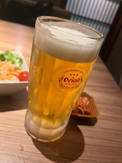 炭火焼肉 石垣庵 - オリオンビール
