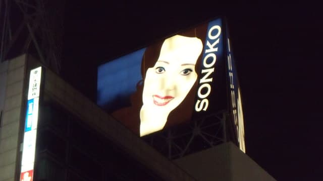 SONOKO CAFE - 夜の看板・・・
