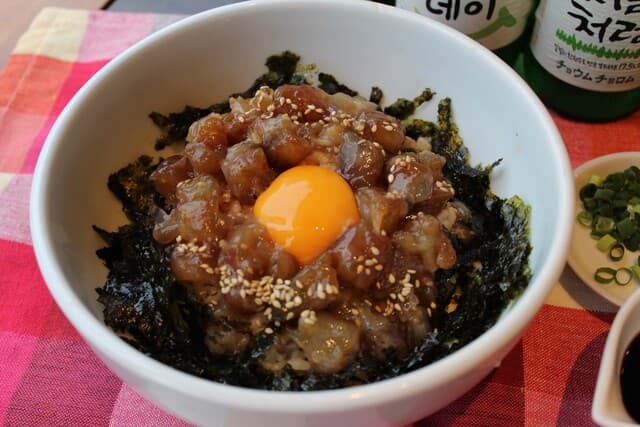テジョンデ - 大人気！カンジャンセウビビンパ 生海老旨醤油漬けのビビンパ