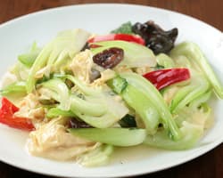 麻辣王豆腐 - 野菜炒め