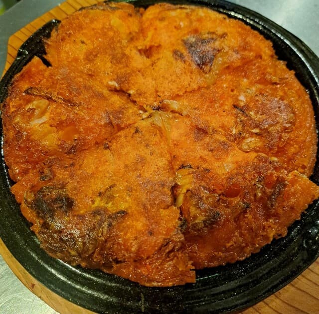 オパヤ豚デジ - チーズキムチチヂミ