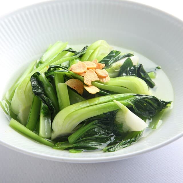 中国料理 桃谷樓　 - 香港風青菜のガーリック炒め