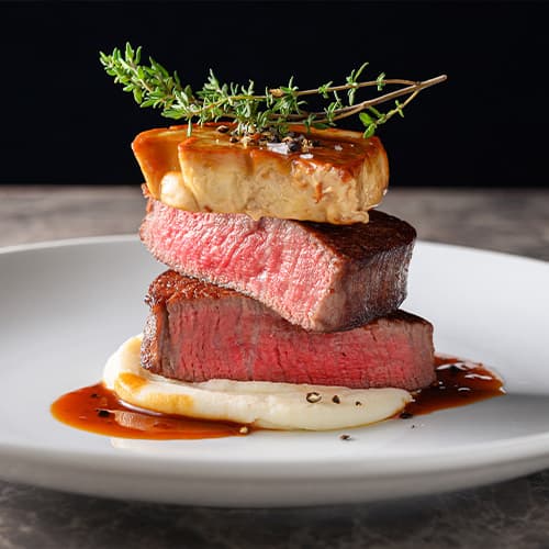 BEEF STEAK CLUB KIYO - 奥羽牛フィレ肉のロッシーニ風