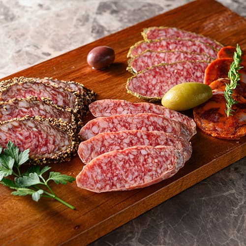 BEEF STEAK CLUB KIYO - スペイン産サラミの盛り合わせ