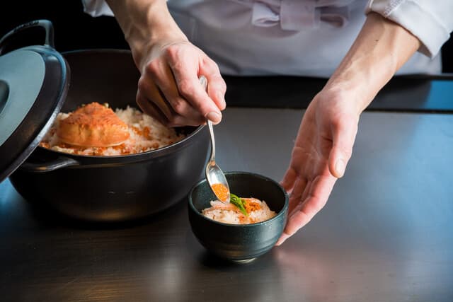 銀杏 - いくらたきこみ御飯