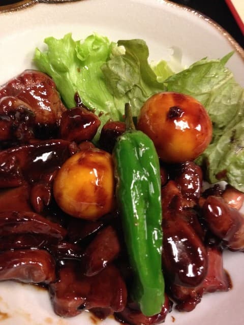 小料理 哲  - 甲州鳥もつ煮