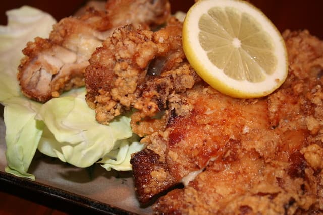 そば処 ものぐさ - 信州松本名物山賊焼きです！