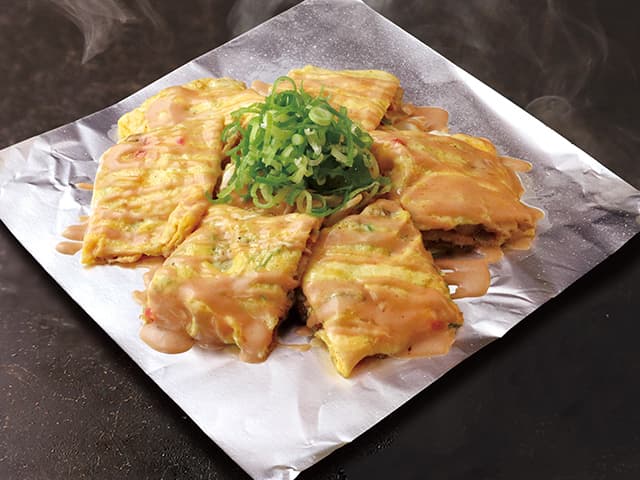 錦 わらい - わらいのとんぺい焼き