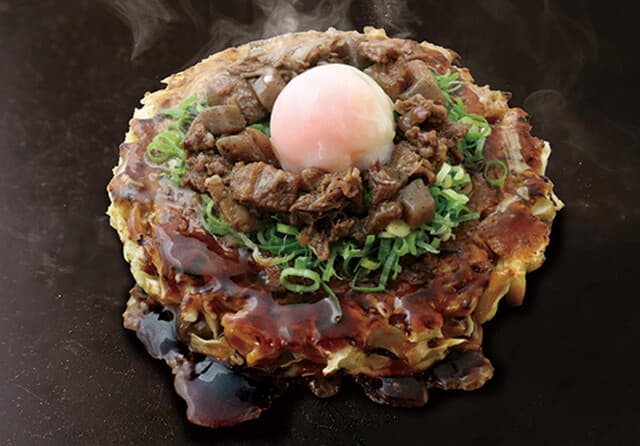 錦わらい - 【お好み焼き】牛すじぼっかけ玉
