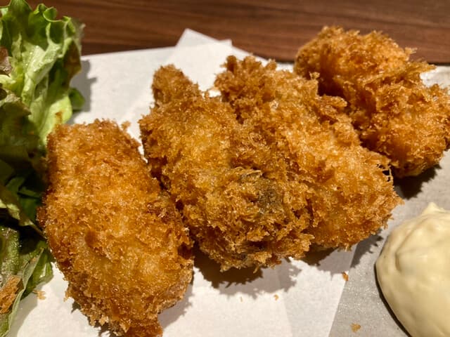 酒ト肴・〆うどん あかり - カキフライ