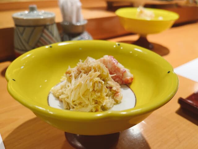 鮨処ひのき - 毛蟹むき身