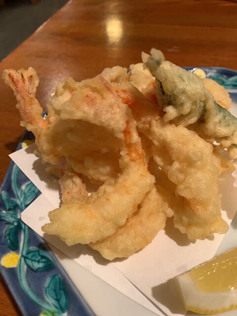 ろくもん銭 - 甘エビの天ぷら