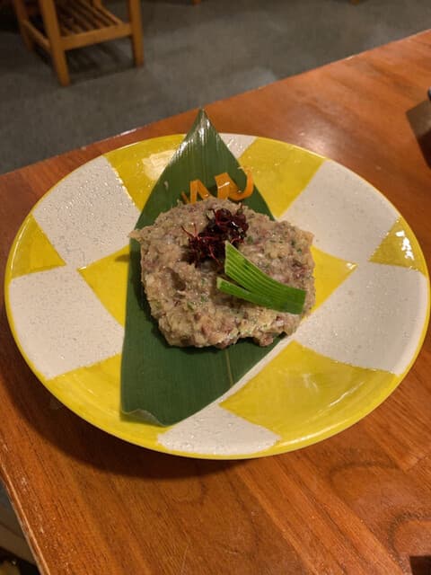 ろくもん銭 - 鰯なめろう
