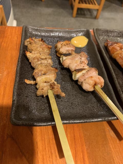 ろくもん銭 - 鶏皮　鶏精肉