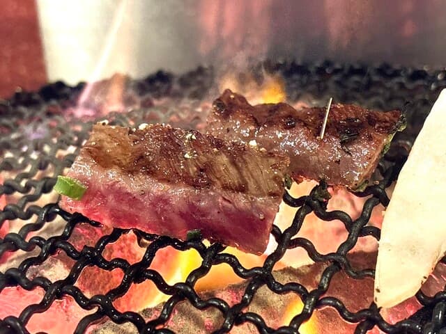 炭火焼肉 いち - イチボをヤキヤキ♪