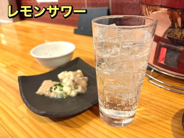炭火焼肉 いち - レモンサワー