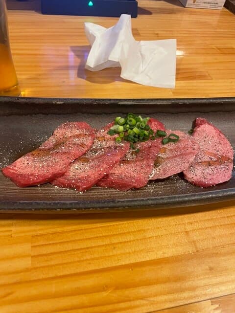 炭火焼肉 いち - 牛タン塩（価格忘れた）