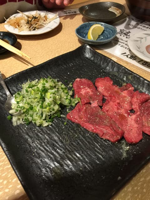 炭火焼肉 いち - ネギ塩タン