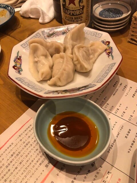 大衆食堂 肉と点心すえぞうアバアバ - 台湾水ギョーザ