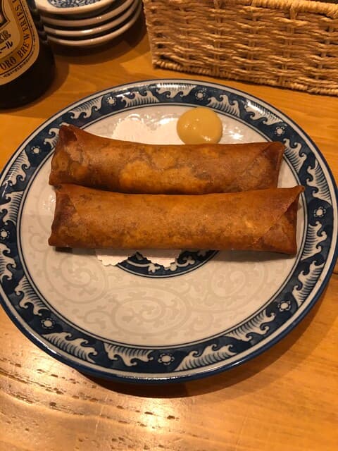 大衆食堂 肉と点心すえぞうアバアバ - 五目春巻き
